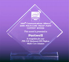 瑞传科技产品PVR 1140荣获INTEL通信联盟2006年多核心平台竞赛优胜奖